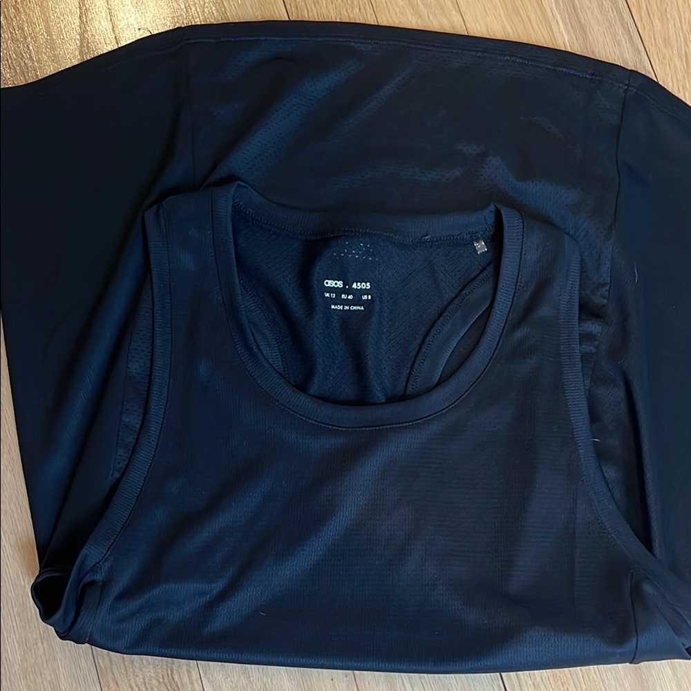 Black Athletic Tank Top